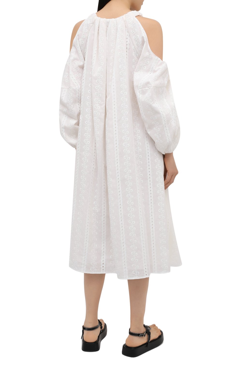 Хлопковое платье REJINA PYO, арт. F313/C0TT0N BR0DERIE ANGLAISE, фото 4
