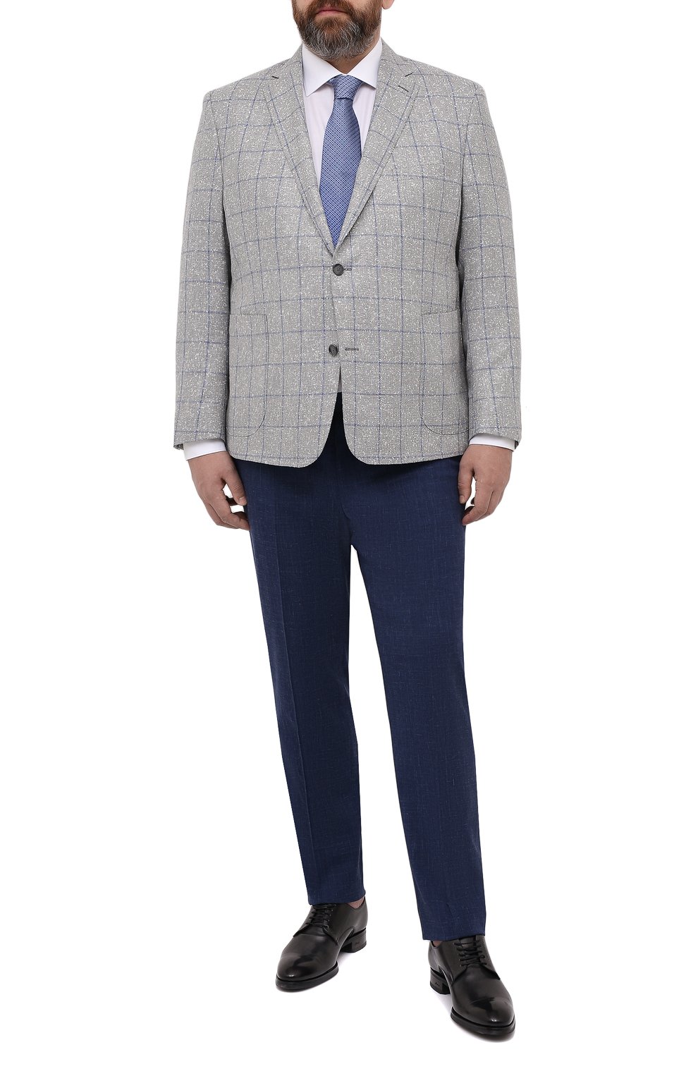 Брюки из шерсти и льна EDUARD DRESSLER, арт. 3315/51014, фото 2