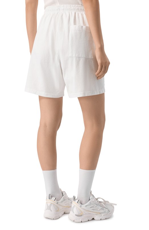 Хлопковые шорты Sporty and Rich SH039615639WH01 Белый  SH039615639WH01 Фото 4