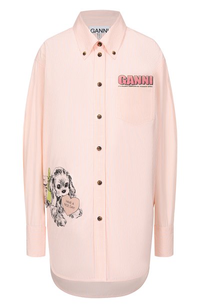 Женская хлопковая рубашка GANNI, арт. W0898