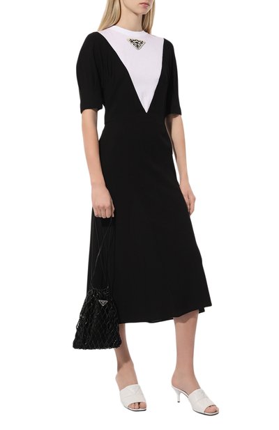 Женское платье из вискозы PRADA, арт. P3G18-1ZXA-F0967-212