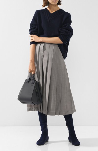 Замшевые ботфорты myren на низком каблуке JIMMY CHOO, арт. MYREN FLAT/DSD, фото 2