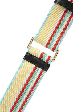Женские текстильный ремень для сумки MARC JACOBS (THE) желтого цвета, арт. S302M02PF21 | Фото 3 (Размер: mini; Материал: Текстиль; Ошибки технического описания: Нет высоты, Нет глубины; Кросс-КТ: ремень-сумка; Драгоценные камни: Проставлено; Материал сплава: Проставлено)