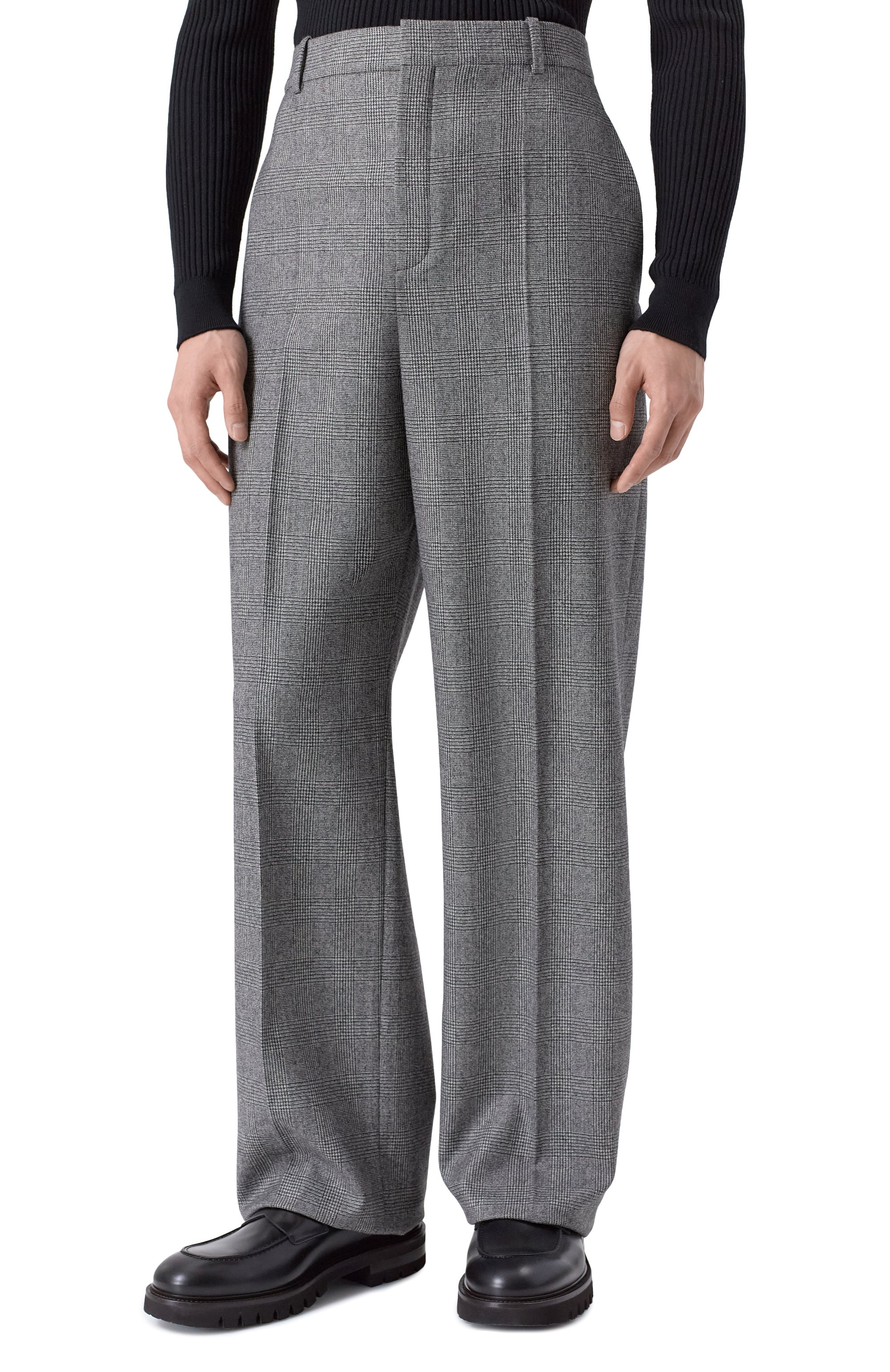 Шерстяные брюки SAINT LAURENT, арт. 844153/Y5H54, фото 3