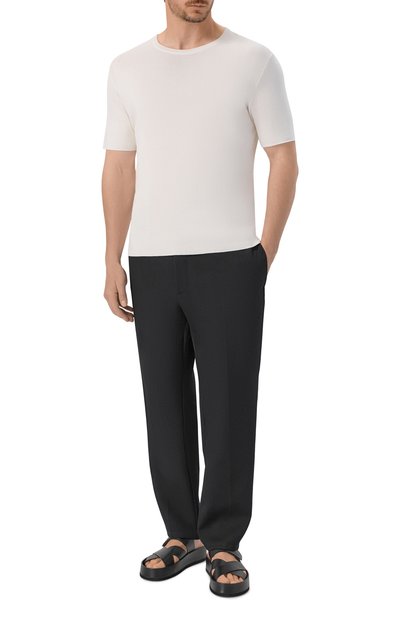 Кожаные шлепанцы EMPORIO ARMANI, арт. EM005855/AF25602, фото 2