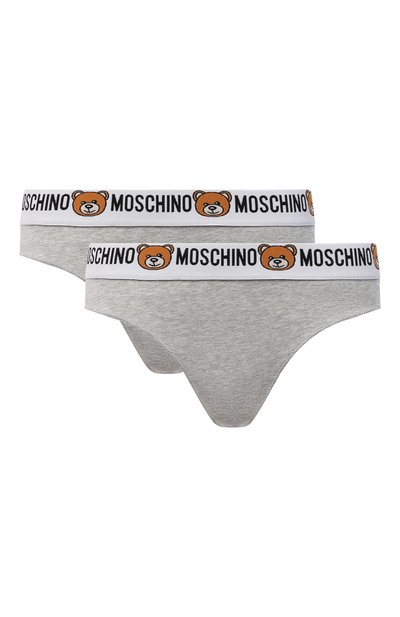 Женские комплект из двух трусов-слипов MOSCHINO, арт. A4711/9003