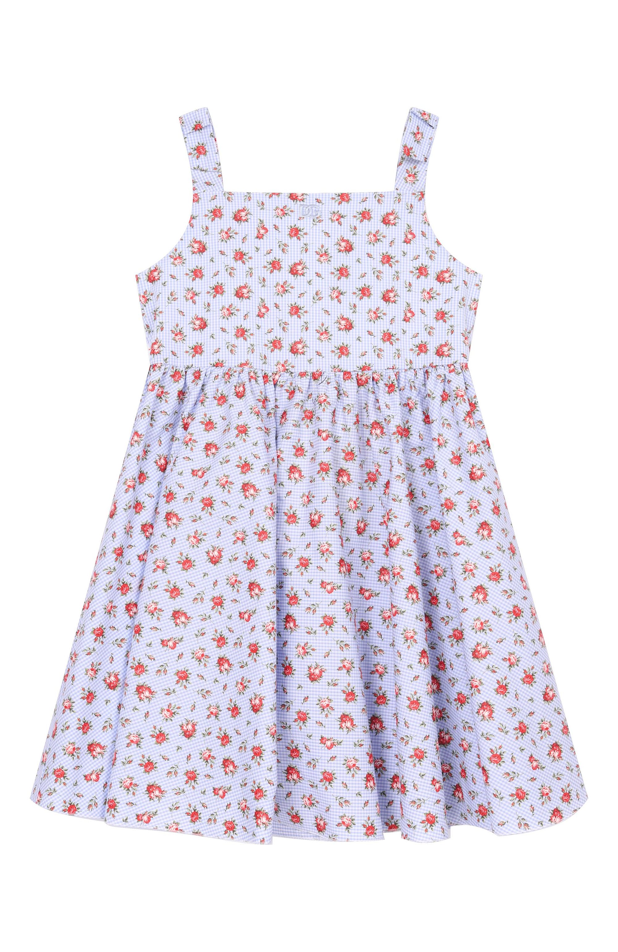 Хлопковый сарафан DOLCE & GABBANA, арт. L54DQ6/HS5UL, фото 1