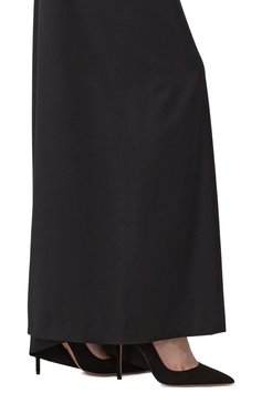Женские замшевые туфли bow tie 105 AQUAZZURA черного цве�та, арт. DENHIGP0-SUE-F00 | Фото 3 (Подошва: Плоская; Материал внешний: Натуральная кожа, Замша; Материал внутренний: Натуральная кожа; Каблук высота: Высокий; Материал сплава: Проставлено; Драгоценные камни: Проставлено; Каблук тип: Шпилька)
