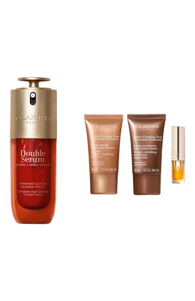 Набор double serum (50+2x15+1,4ml) CLARINS цвета по цене 14650 руб., арт. 80129822, фото 2 Набор double serum (50+2x15+1,4ml) CLARINS, арт. 80129822, фото 2