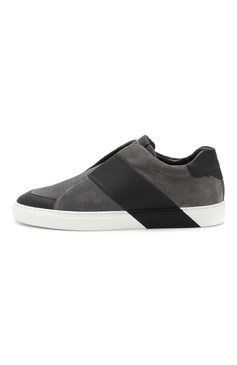 Мужские кожаные кеды bolt 2 HARRYS OF LONDON серого цвета, арт. B0LT 2 N0BLE SUEDE/TECH LEATHER | Фото 3 (Материал внутренний: Натуральная кожа; Подошва: Массивная; Материал утеплителя: Без утеплителя; Стили: Классический; Драгоценные камни: Проставлено; Материал сплава: Проставлено; Материал внешний: Натуральная кожа; Кросс-КТ: Низкие; Автоматизация Diginetica: Не назначено)