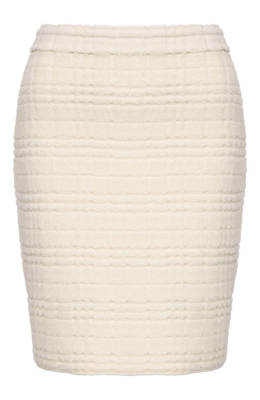 Шерстяная юбка Burberry 8121111 Кремовый 8121111