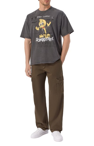 Мужская хлопковая футболка DOMREBEL, арт. M WH0 CARES/T-SHIRT