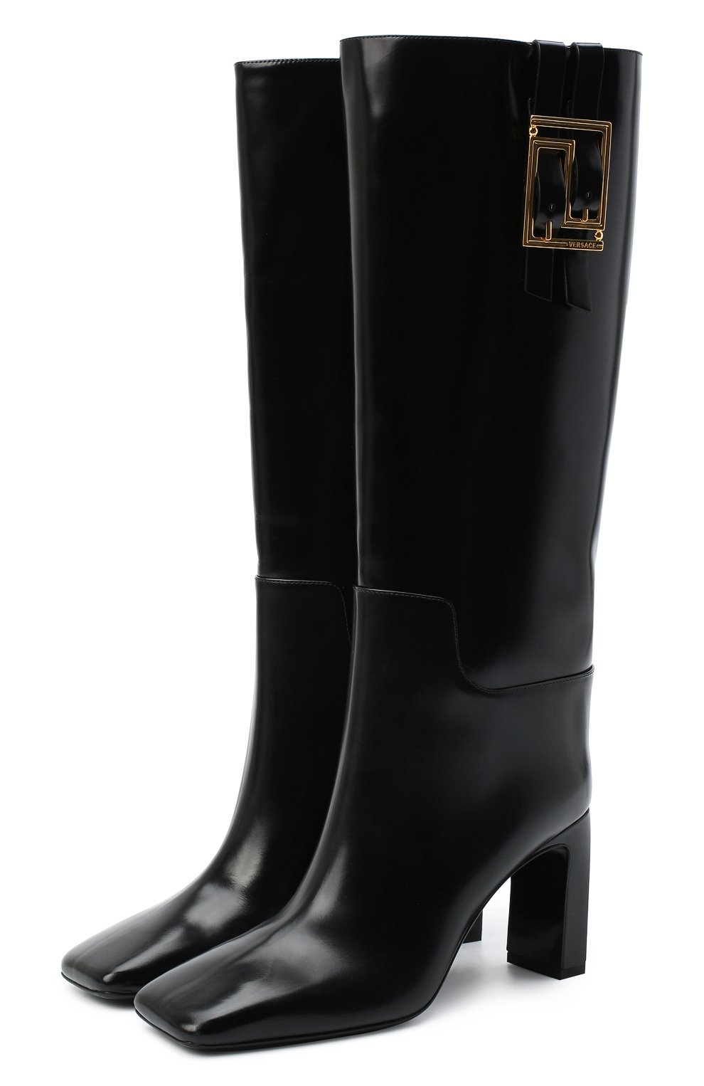 Кожаные сапоги meander VERSACE, арт. DST440M/DVTA4, фото 1