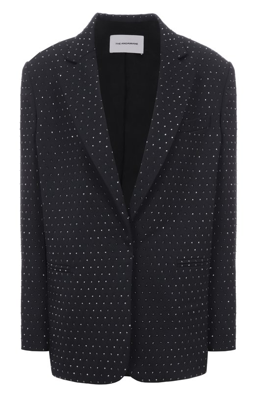 Жакет с отделкой стразами The Andamane TM183014A/TNW050 Чёрный TM183014A/TNW050