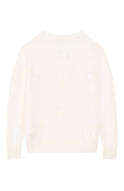 Кардиган из вискозы MONNALISA молочного цвета по цене 20700 руб., арт. 17G801, фото 2 Кардиган из вискозы MONNALISA, арт. 17G801, фото 2