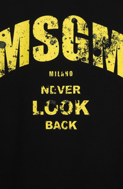 Хлопковый свитшот MSGM KIDS, арт. F6MSJBSW319, фото 3