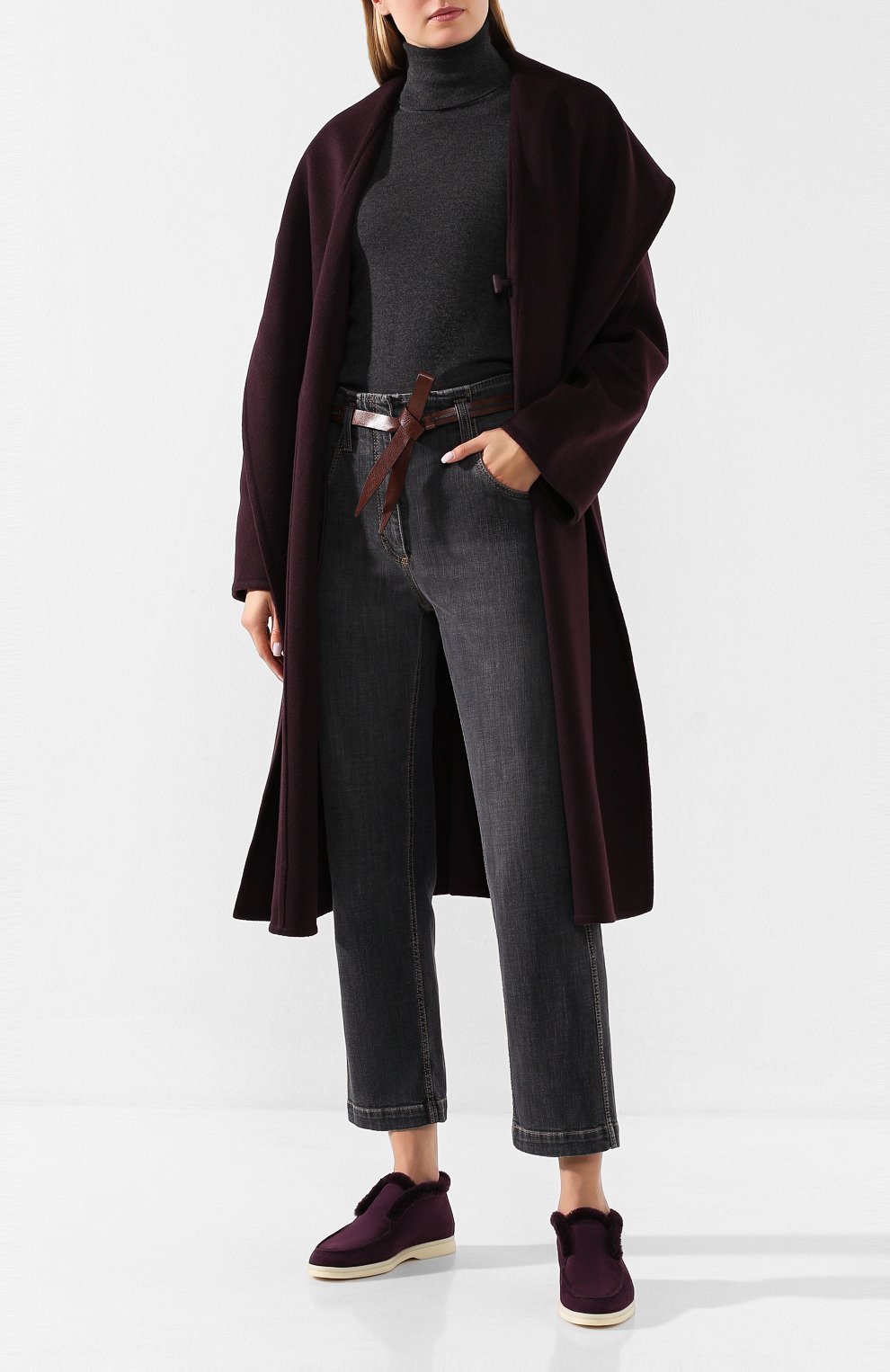 Замшевые ботинки open walk LORO PIANA, арт. FAG3602, фото 2