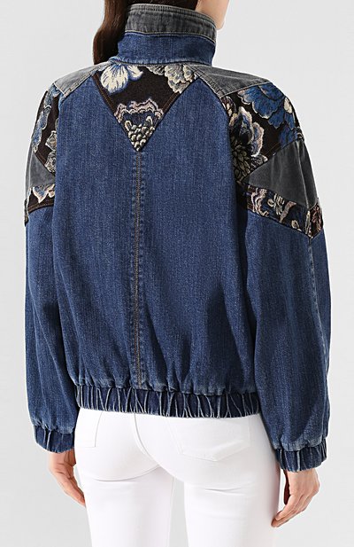 Джинсовая куртка STELLA MCCARTNEY темно-синего цвета по цене 158500 руб., арт. 600319/SNH62, фото 4 Джинсовая куртка STELLA MCCARTNEY, арт. 600319/SNH62, фото 4