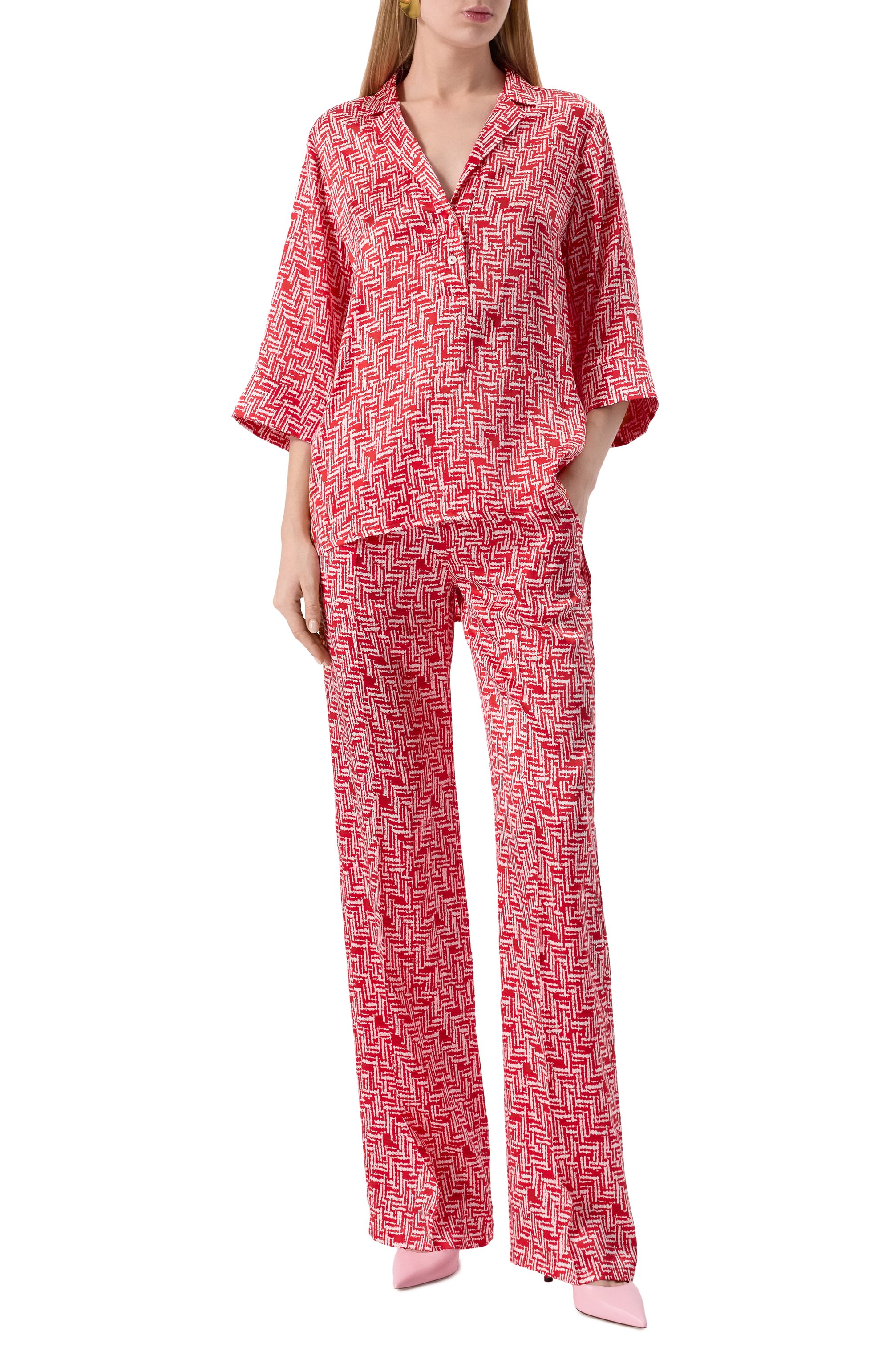 Шелковая блузка KITON, арт. D51411K0964E02, фото 2