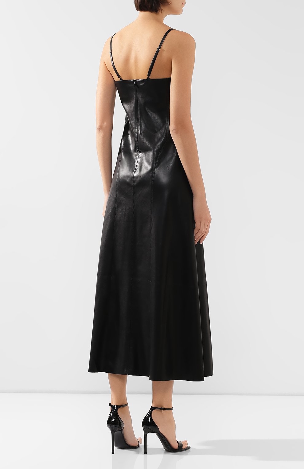 Платье NANUSHKA, арт. ANIRA_BLACK_VEGAN LEATHER, фото 4