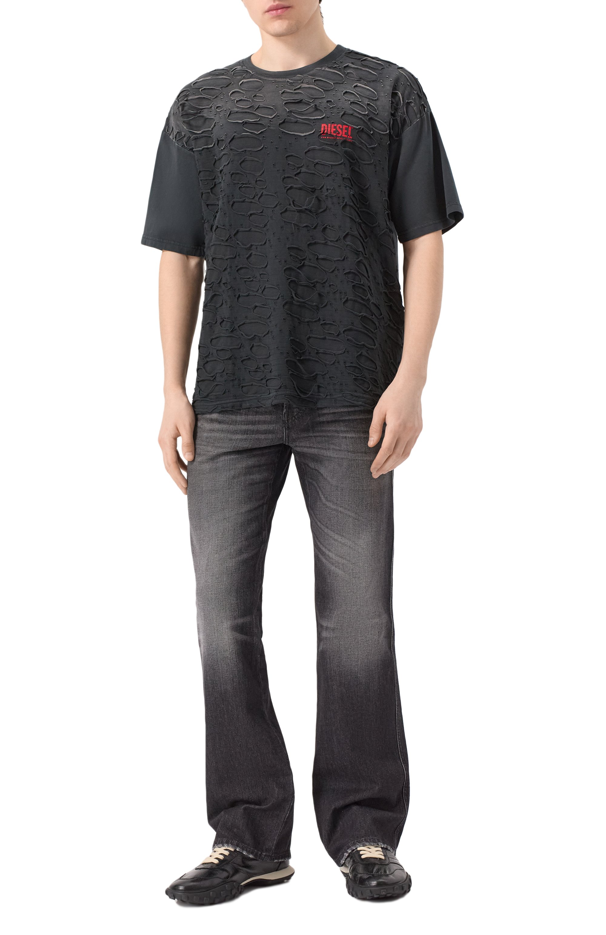 Хлопковая футболка DIESEL, арт. A17647/0SLBS, фото 2