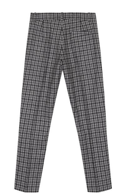 Брюки прямого кроя с принтом GUCCI серого цвета по цене 42900 руб., арт. 475455/XB458, фото 2 Брюки прямого кроя с принтом GUCCI, арт. 475455/XB458, фото 2