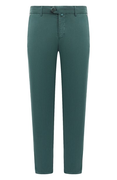 Брюки KITON бирюзового цвета по цене 93300 руб., арт. UFPPEK0607D, фото 1 Брюки KITON, арт. UFPPEK0607D, фото 1