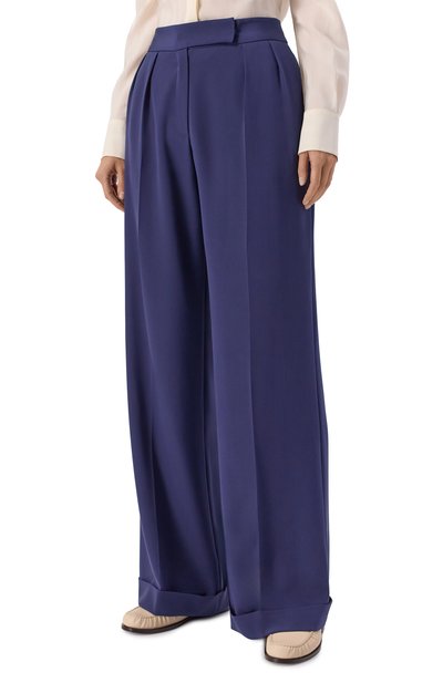 Шелковые брюки KITON, арт. D56108K0977A30, фото 3