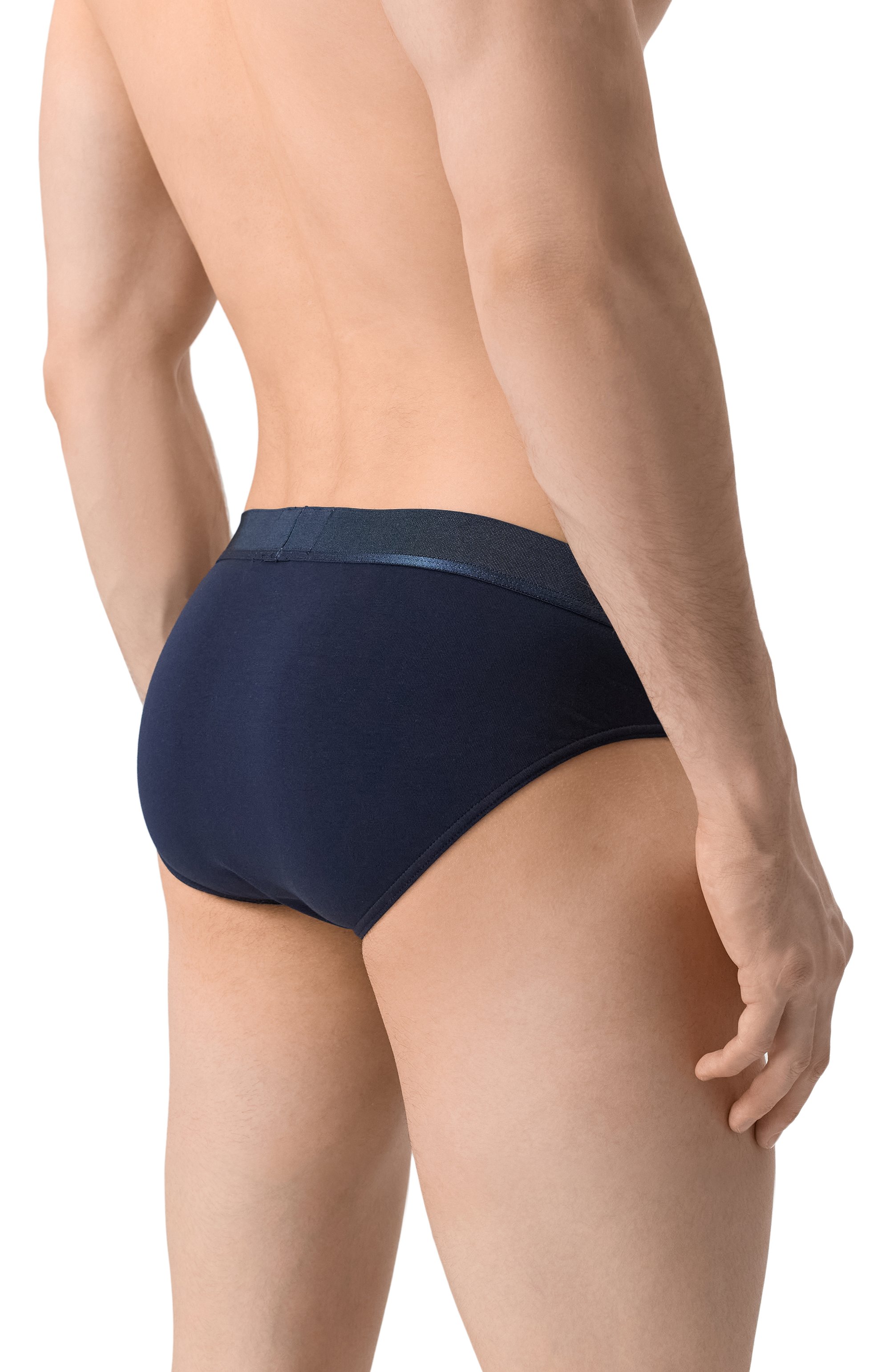 Комплект из трех брифов EMPORIO ARMANI темно-синего цвета по цене 6895 руб., арт. EM000258/AF10780, фото 3 Комплект из трех брифов EMPORIO ARMANI, арт. EM000258/AF10780, фото 3