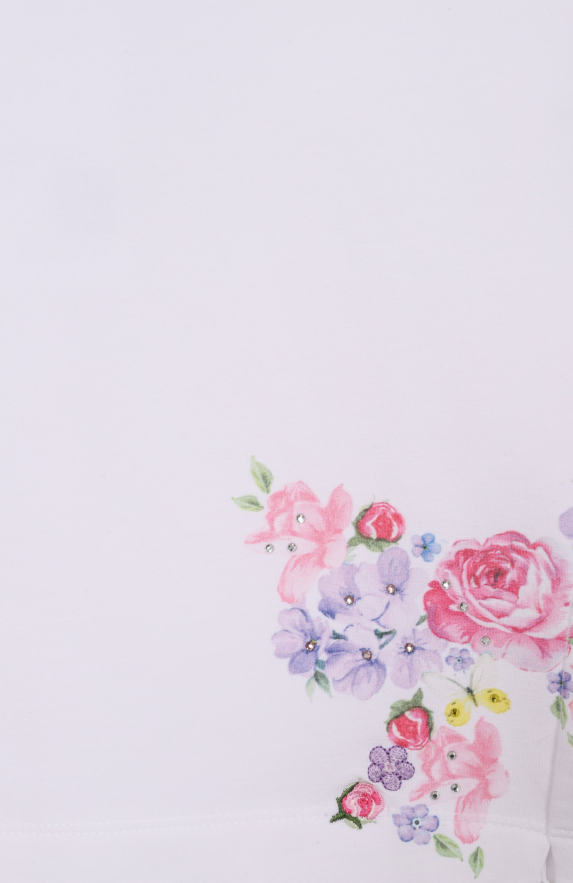 Хлопковый свитшот MONNALISA, арт. 19G600, фото 3