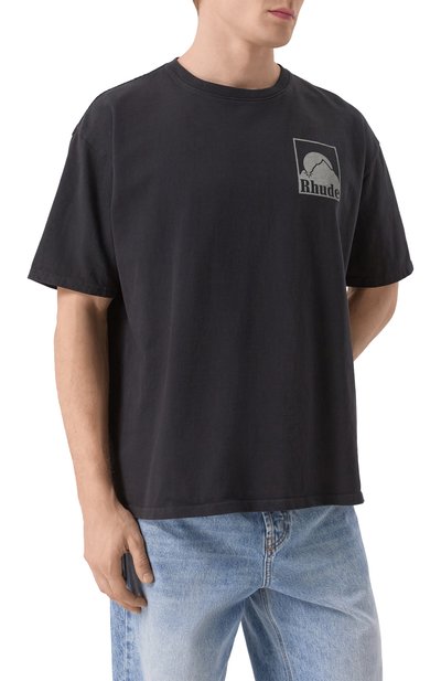 Хлопковая футболка RHUDE, арт. RHPS25TT03012, фото 3