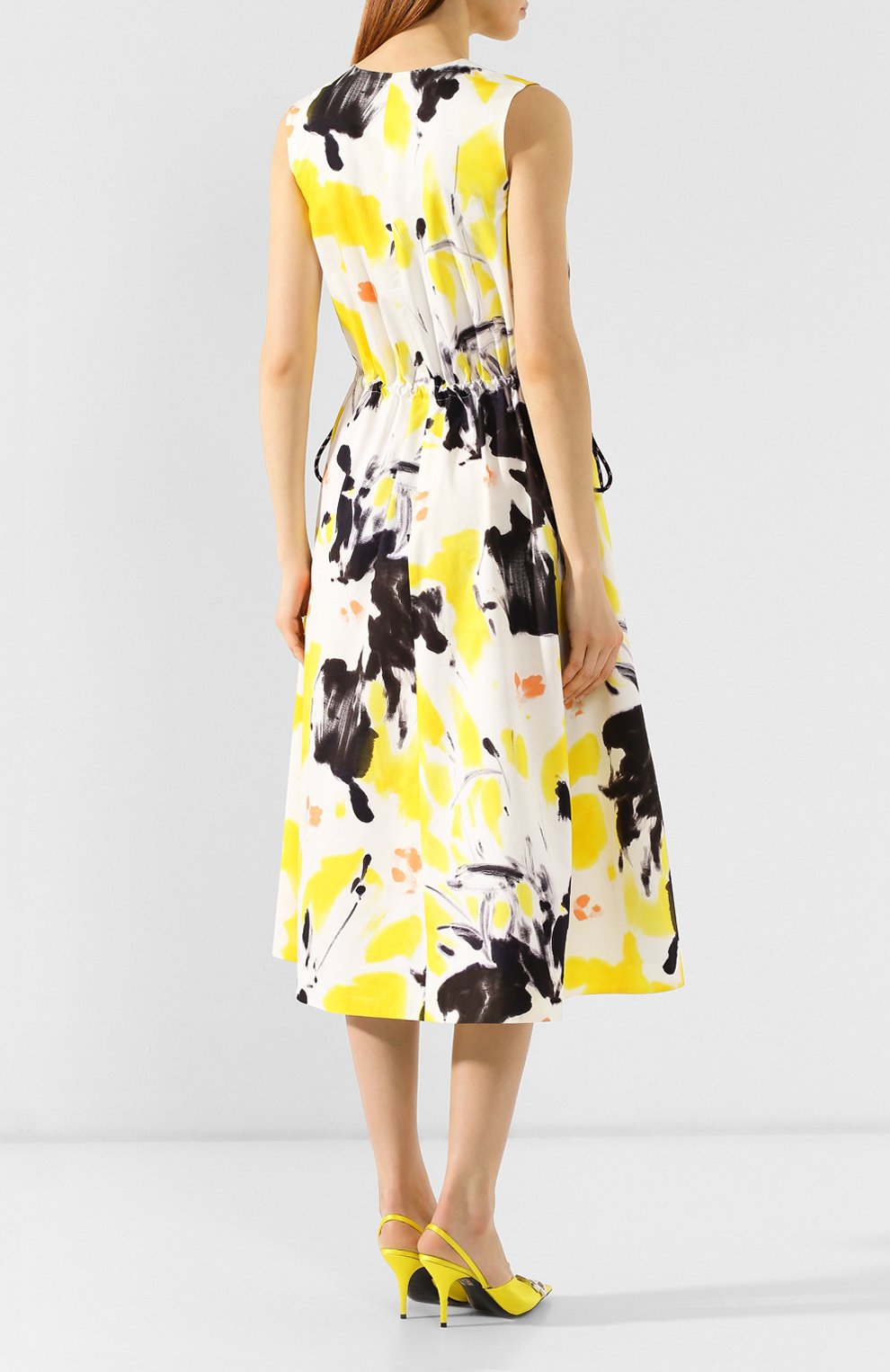 Хлопковое платье DRIES VAN NOTEN, арт. 191-11008-7104, фото 4