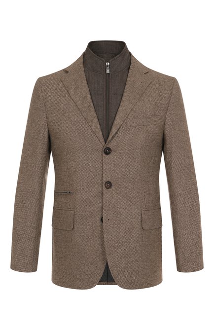 Мужской пиджак из шерсти и кашемира CORNELIANI, арт. 266557-2618385