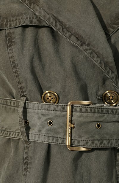Хлопковый тренч MICHAEL MICHAEL KORS, арт. MH92J3HD0X, фото 5