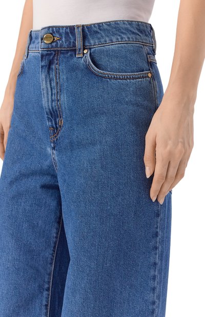 Джинсы MAX MARA STUDIO синего цвета по цене 28950 руб., арт. MSTSAR0NG, фото 5 Джинсы MAX MARA STUDIO, арт. MSTSAR0NG, фото 5