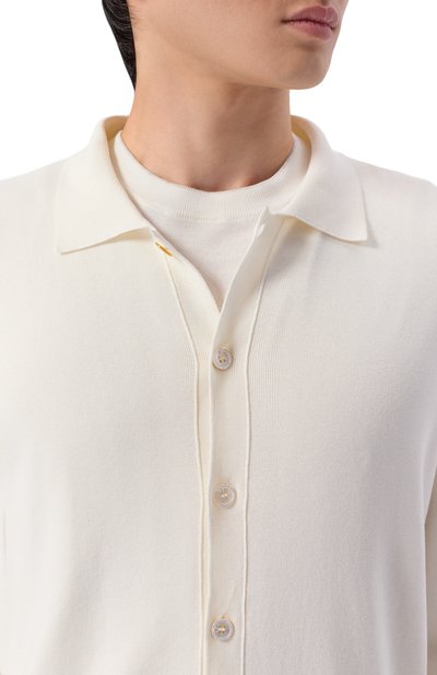 Рубашка из шелка и хлопка MVST, арт. M26.2PM.K104/Y201 KNIT SETA C0T0NE, фото 5