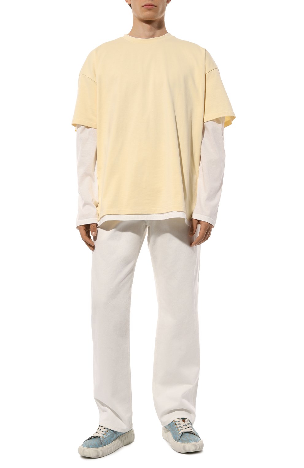 Текстильные кеды greca VERSACE, арт. DSU8404/1A07977, фото 2