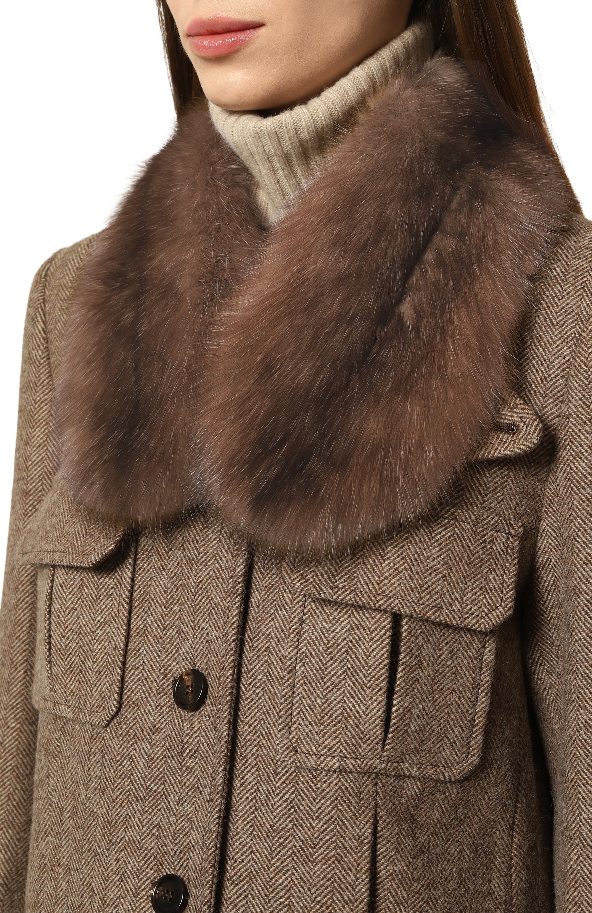 Шарф из меха соболя BLACK SABLE, арт. BS-004SW, фото 2