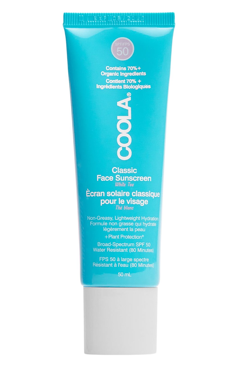 Солнцезащитный увлажняющий крем для лица "белый чай" spf 50 (50ml) COOLA, арт. CL10412, фото 1