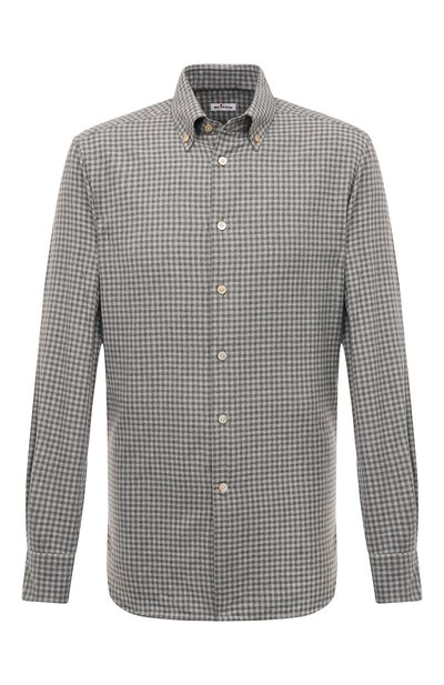 Мужская хлопковая рубашка KITON, арт. UCIH0864302