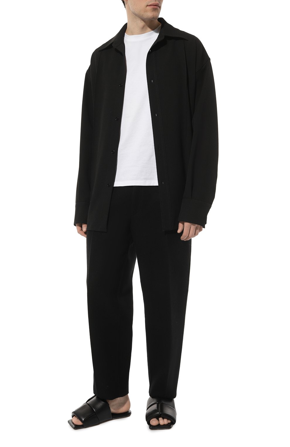 Кожаные шлепанцы BOTTEGA VENETA, арт. 741350/VBSD0, фото 2