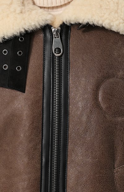 Дубленка из овчины с капюшоном CHLOÉ, арт. CHC18WCV07210, фото 5