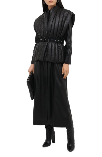 Кожаный жилет ISABEL MARANT, арт. VE1415-20A047I/AJALI, фото 3