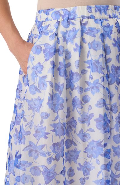 Шелковая юбка WEEKEND MAX MARA, арт. MARCA, фото 5