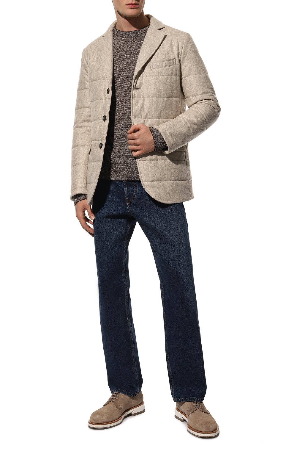 Замшевые дерби SANTONI, арт. MCCG17774JW3BEDXE82, фото 2