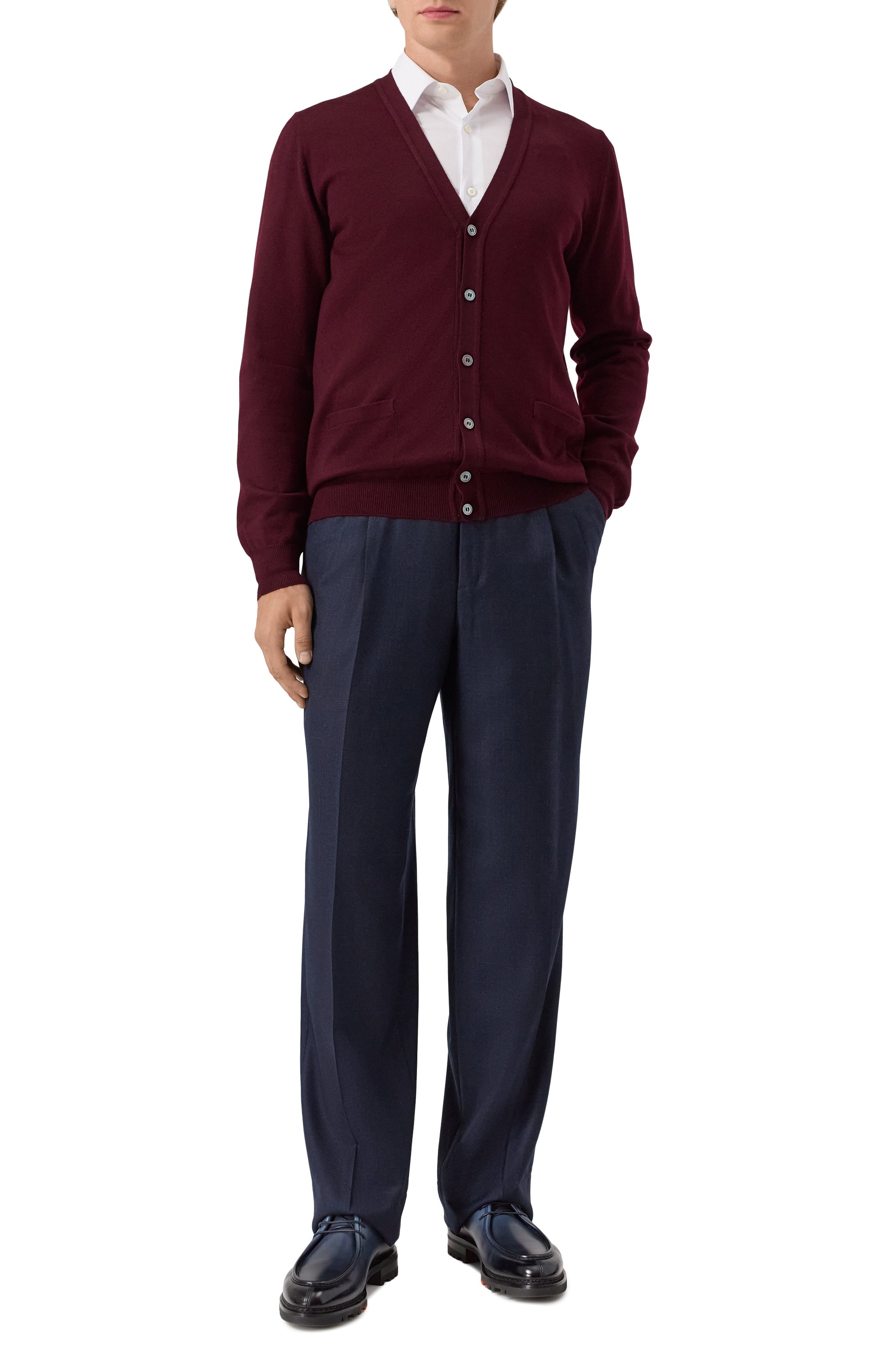 Шерстяные брюки BRIONI, арт. RPAI0L/0DA56, фото 2