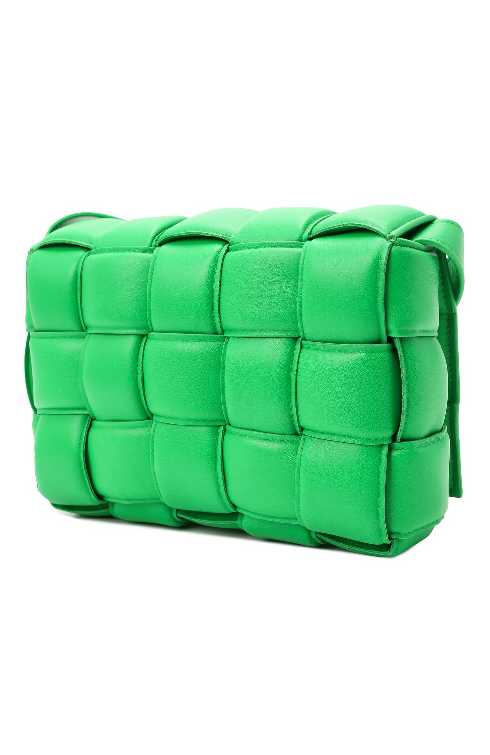 Сумка padded cassette BOTTEGA VENETA зеленого цвета по цене 523000 руб., арт. 591970/VCQR1, фото 4 Сумка padded cassette BOTTEGA VENETA, арт. 591970/VCQR1, фото 4