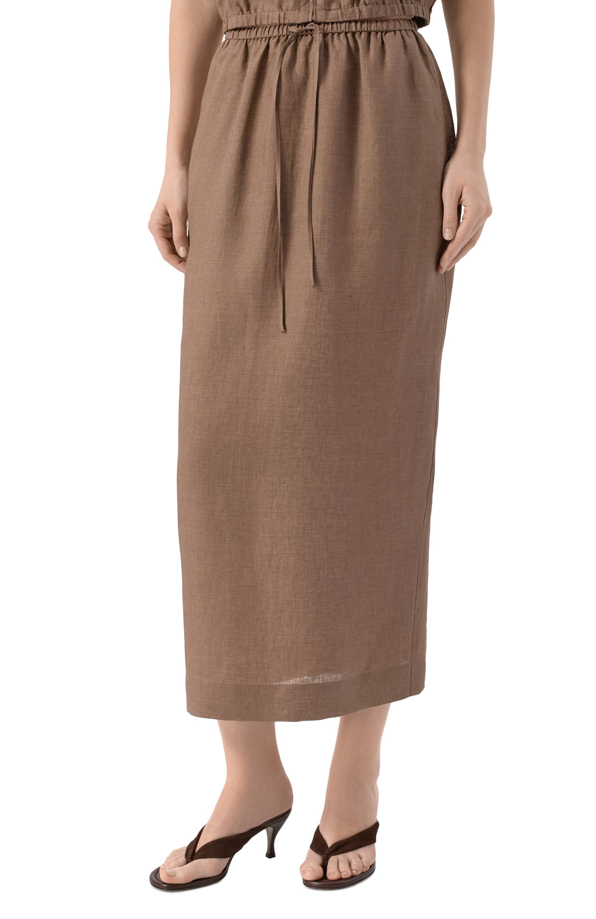 Льняная юбка 12 STOREEZ, арт. 137456, фото 3