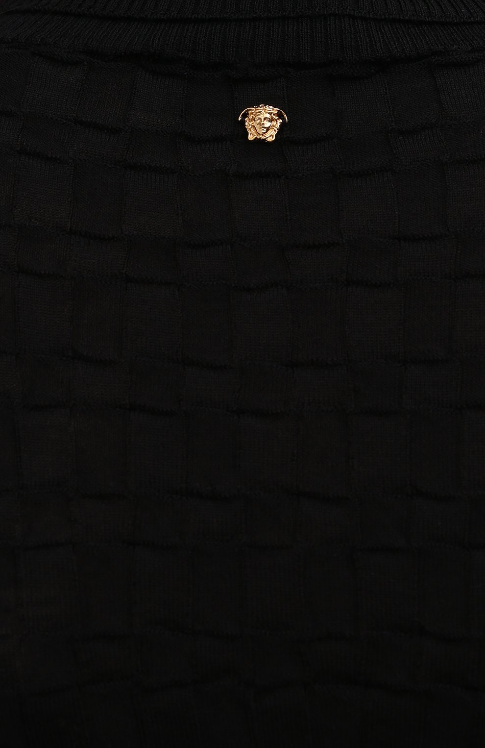 Шерстяная водолазка VERSACE черного цвета по цене 49950 руб., арт. 1001093/1A00880, фото 5 Шерстяная водолазка VERSACE, арт. 1001093/1A00880, фото 5