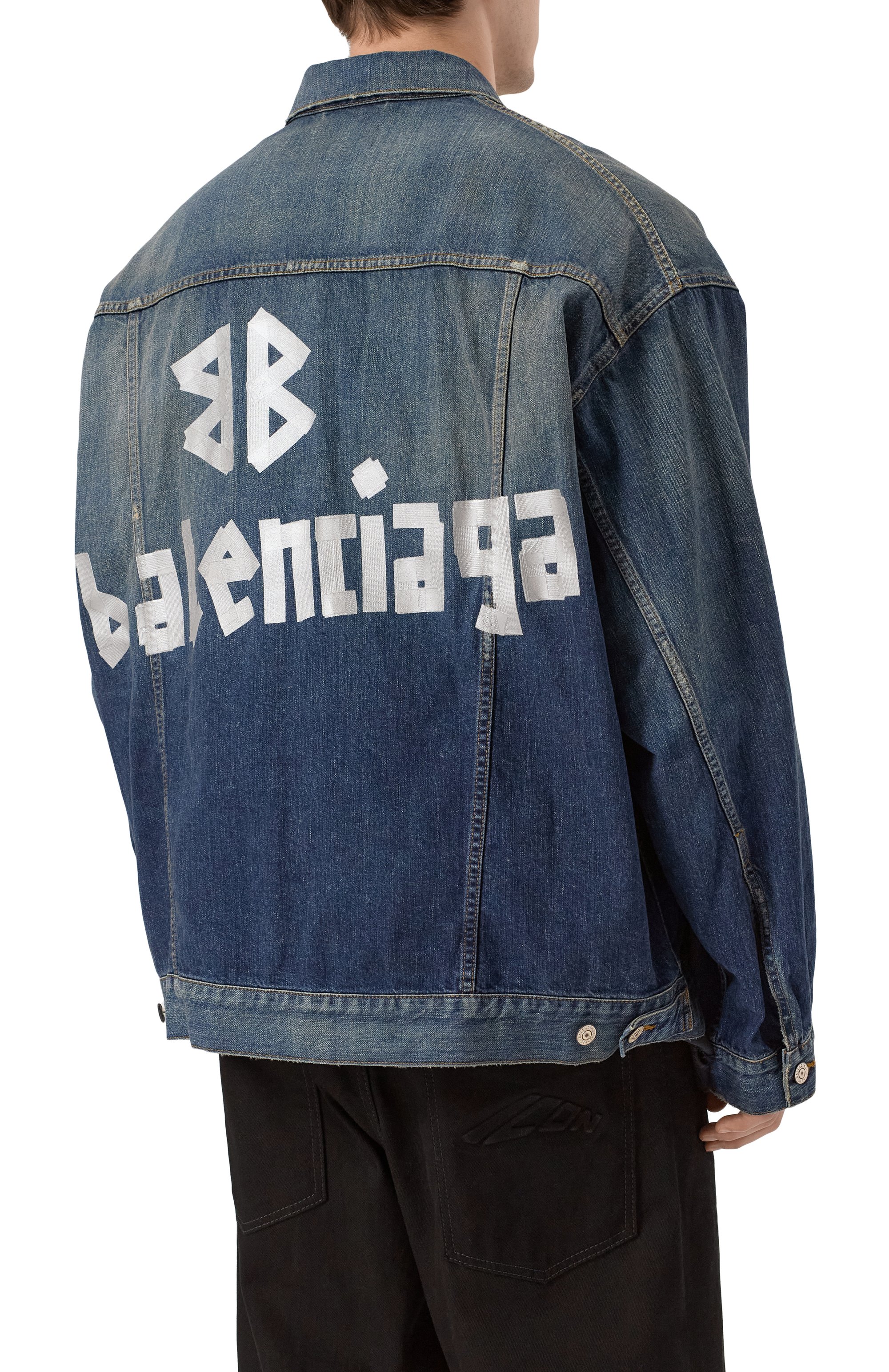 Джинсовая куртка BALENCIAGA, арт. 738738/TRW62, фото 4